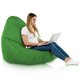 Vert Pouf Poire de jardin Drop XXL nylon