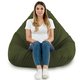 Vert foncé Pouf Poire de jardin Drop XXL nylon