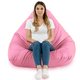 Rose clair Pouf Poire de jardin Drop XXL nylon