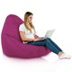 Fuchsia Pouf Poire de jardin Drop XXL nylon