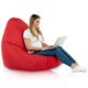 Rouge Pouf Poire de jardin Drop XXL nylon