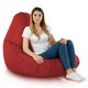 Rouge foncé Pouf Poire de jardin Drop XXL nylon