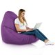 Violet Pouf Poire de jardin Drop XXL nylon