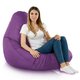 Violet Pouf Poire de jardin Drop XXL nylon