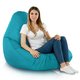 Bleu Pouf Poire de jardin Drop XXL nylon