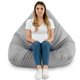 Gris clair Pouf Poire de jardin Drop XXL nylon