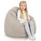 Beige Mélange Pouf Poire Enfants recyclé