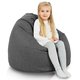 Noir Mélange Pouf Poire Enfants recyclé