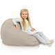 Beige Mélange Pouf Poire Enfants recyclé