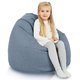 Bleu Mélange Pouf Poire Enfants recyclé