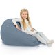 Bleu Mélange Pouf Poire Enfants recyclé