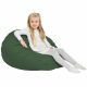 Vert foncé Pouf Poire Enfants simili-cuir