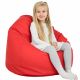 Rouge Pouf Poire Enfants simili-cuir