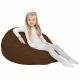 Marron Pouf Poire Enfants simili-cuir