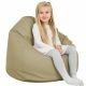 Beige Pouf Poire Enfants simili-cuir