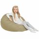 Beige Pouf Poire Enfants simili-cuir