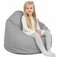 Gris clair Pouf Poire Enfants simili-cuir