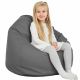 Gris Pouf Poire Enfants simili-cuir