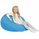 Azur Pouf Poire Enfants simili-cuir