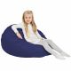 Bleu marine Pouf Poire Enfants simili-cuir