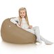 Beige Pouf Poire Enfants nylon