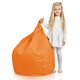 Orange Pouf Poire Enfants nylon