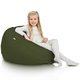 Vert foncé Pouf Poire Enfants nylon