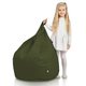 Vert foncé Pouf Poire Enfants nylon