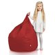 Rouge foncé Pouf Poire Enfants nylon