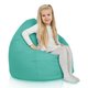 Turquoise Pouf Poire Enfants nylon