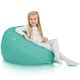 Turquoise Pouf Poire Enfants nylon