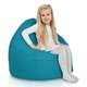 Bleu Pouf Poire Enfants nylon