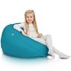 Bleu Pouf Poire Enfants nylon