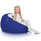 Bleu foncé Pouf Poire Enfants nylon