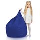 Bleu foncé Pouf Poire Enfants nylon