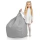 Gris clair Pouf Poire Enfants nylon