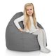 Gris Pouf Poire Enfants nylon