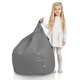 Gris Pouf Poire Enfants nylon