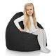 Noir Pouf Poire Enfants nylon