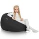 Noir Pouf Poire Enfants nylon