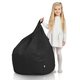 Noir Pouf Poire Enfants nylon