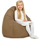 Beige Pouf Poire Enfants velours