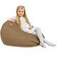 Beige Pouf Poire Enfants velours