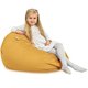 Jaune moutarde Pouf Poire Enfants velours