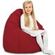 Rouge Pouf Poire Enfants velours