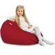 Rouge Pouf Poire Enfants velours