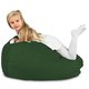 Vert foncé Pouf Poire Enfants velours