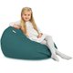 Bleu Pouf Poire Enfants velours