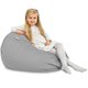 Gris clair Pouf Poire Enfants velours