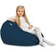 Bleu marine Pouf Poire Enfants velours